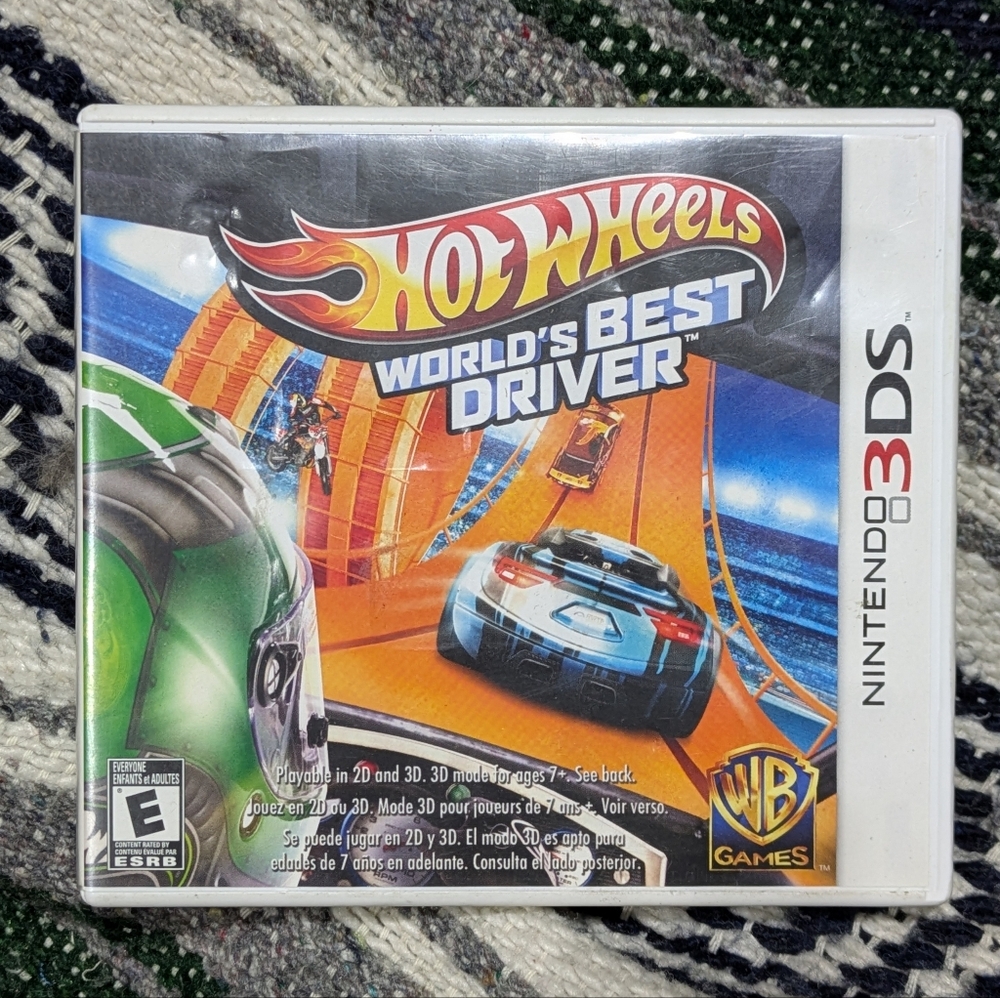 HOT WHEELS World's Best Driver| Nintendo DS👉 CIB | VG+